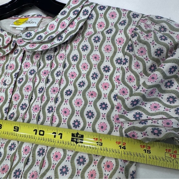 Mini Boden Floral Tea Dress Girls Size6-7 Years Old, Multicolor Collar Buttons - Picture 9 of 13